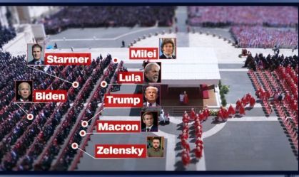 Veja onde ficaram os líderes mundiais no funeral do papa Francisco