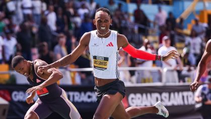 Alison dos Santos venceu o Grand Slam Track, na Jamaica