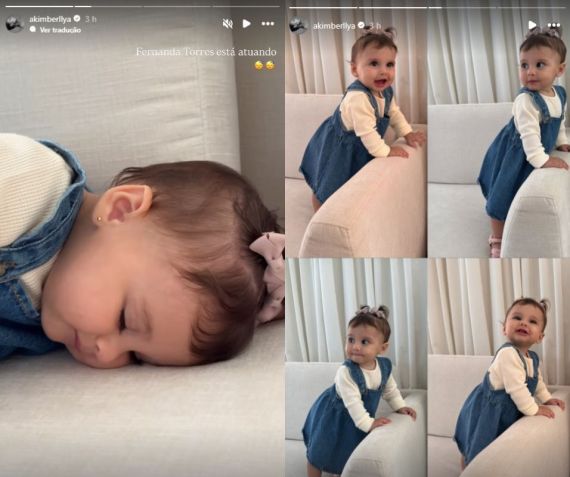Amanda Kimberlly publicou diversas fotos da filha com Neymar • Instagram/Amanda Kimberlly