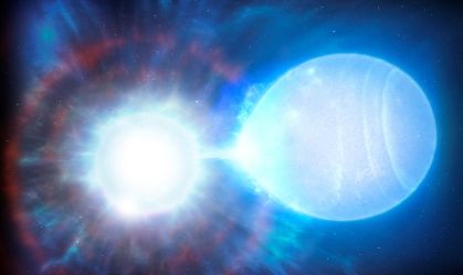 Astrônomos preveem detonação quádrupla inédita de duas anãs brancas