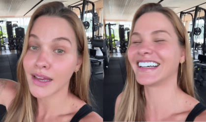 Andressa Suita esclarece boatos de gravidez: "Comi muito"