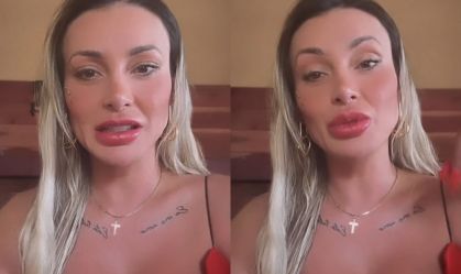 Andressa Urach revela perrengue em viagem: "Parada pela polícia"