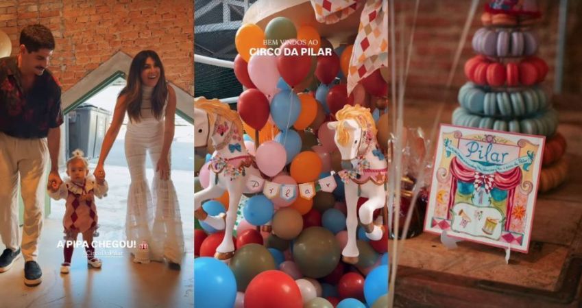 Fernanda Paes Leme exibe detalhes de aniversário da filha • Instagram/Fernanda Paes Leme