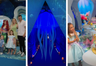 Filha de Cocielo e Tata ganha festa luxuosa de "A Pequena Sereia"; veja