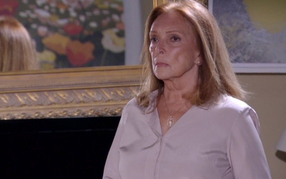 Maria Lúcia Dahl como Lena em "Aquele Beijo", em 2011 • Globoplay/Reprodução