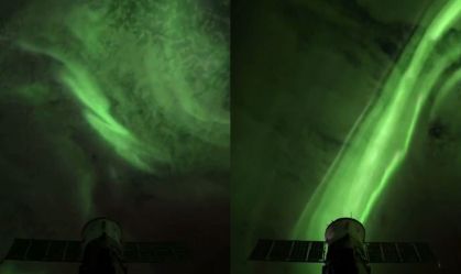 Astronauta mostra dança de aurora verde sobre a Terra vista do espaço; veja