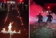 Ministério Público investiga vídeo de PMs queimando cruz no interior de SP