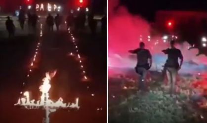 Ministério Público investiga vídeo de PMs queimando cruz no interior de SP