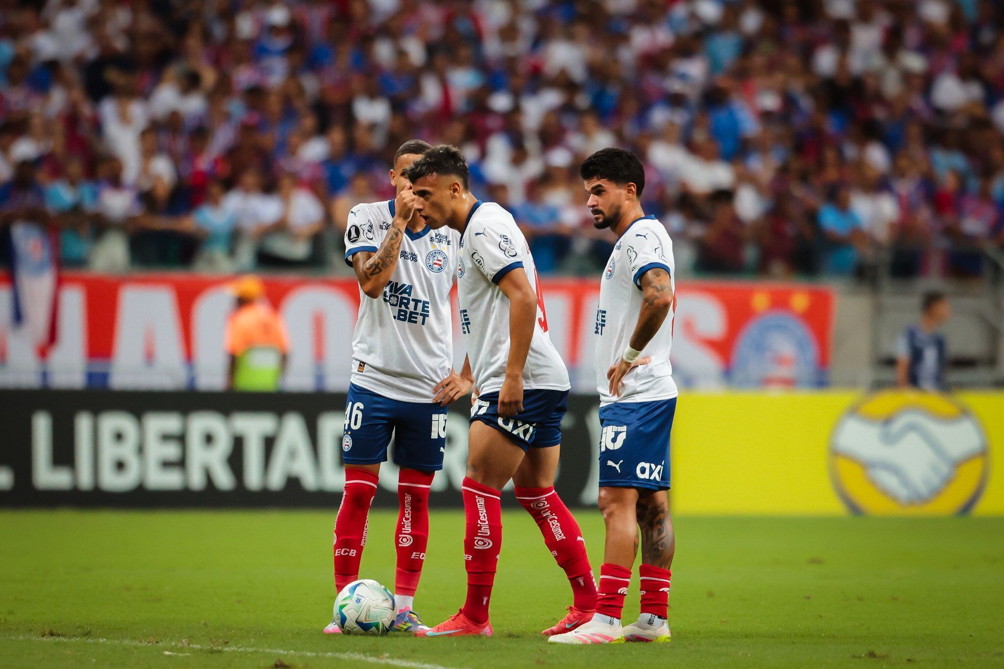 O Bahia venceu o Atlético Nacional por 1 a 0, pela Libertadores