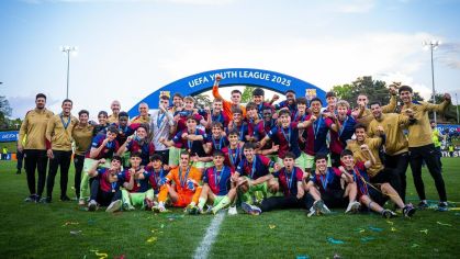 Barcelona foi campeão da Youth League 2025