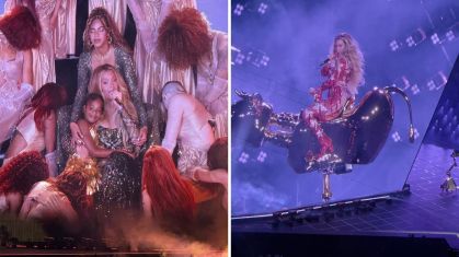 Beyoncé durante show da turnê "Cowboy Carter"