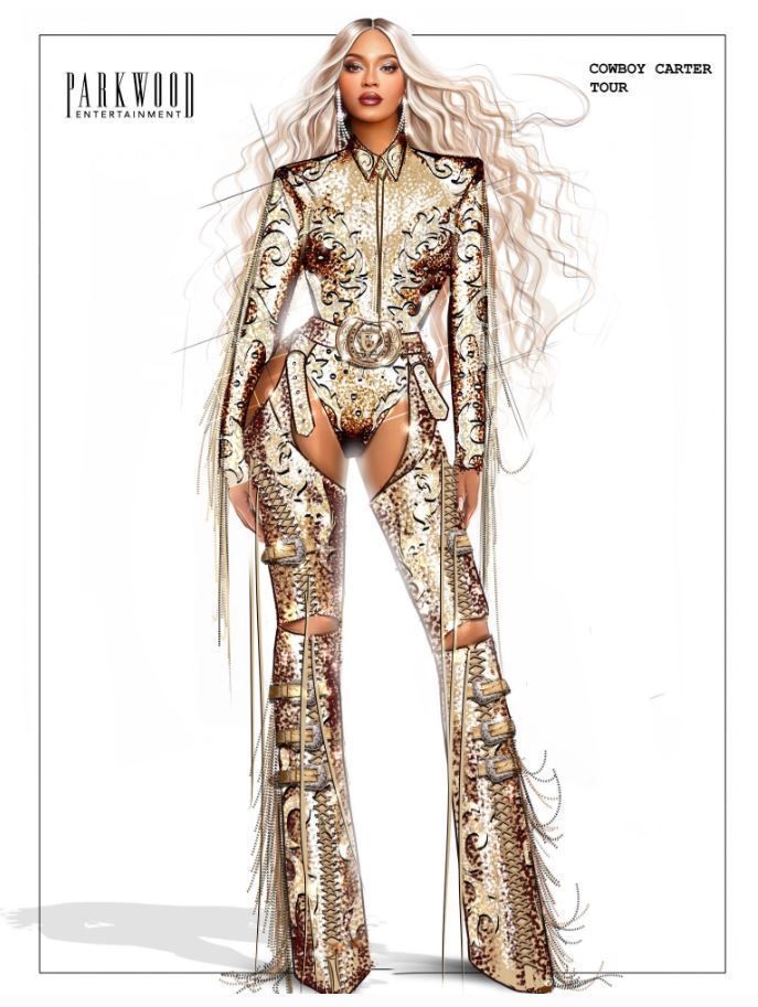 Cowboy Carter”: looks da turnê de Beyoncé são os mais populares do