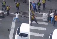 Vídeo: ambulante tenta agredir PMs e é morto no Brás, centro de SP