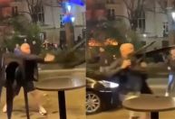 Socos e cadeiradas: torcedores do PSG e Aston Villa brigam antes de jogo