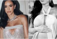 Bruna Biancardi posa com barriga de grávida à mostra; veja