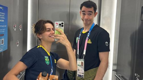 Bruna Takahashi e Hugo Calderano iniciaram o namoro em fevereiro de 2024