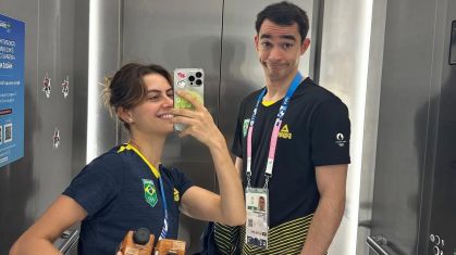 Bruna Takahashi e Hugo Calderano iniciaram o namoro em fevereiro de 2024