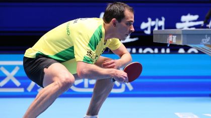 Hugo Calderano fez história ao vencer a Copa do Mundo de Tênis de Mesa