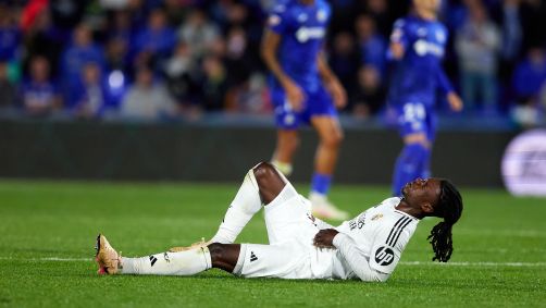 Camavinga, do Real Madrid, se lesionou em jogo contra o Getafe
