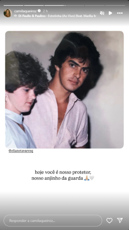 Camila Queiroz posta homenagem ao pai, que morreu há 8 anos • Instagram/ Camila Queiroz