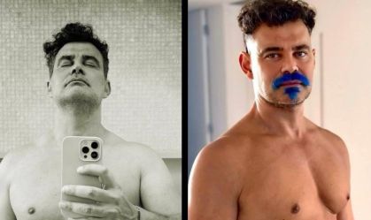 Carmo Dalla Vecchia mostra antes e depois de dieta cetogênica