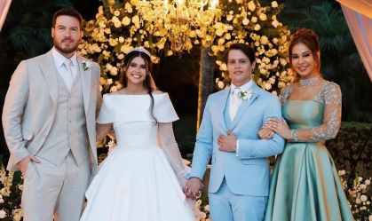 Filho de Maíra Cardi tem casamento luxuoso bancado pela mãe; veja fotos