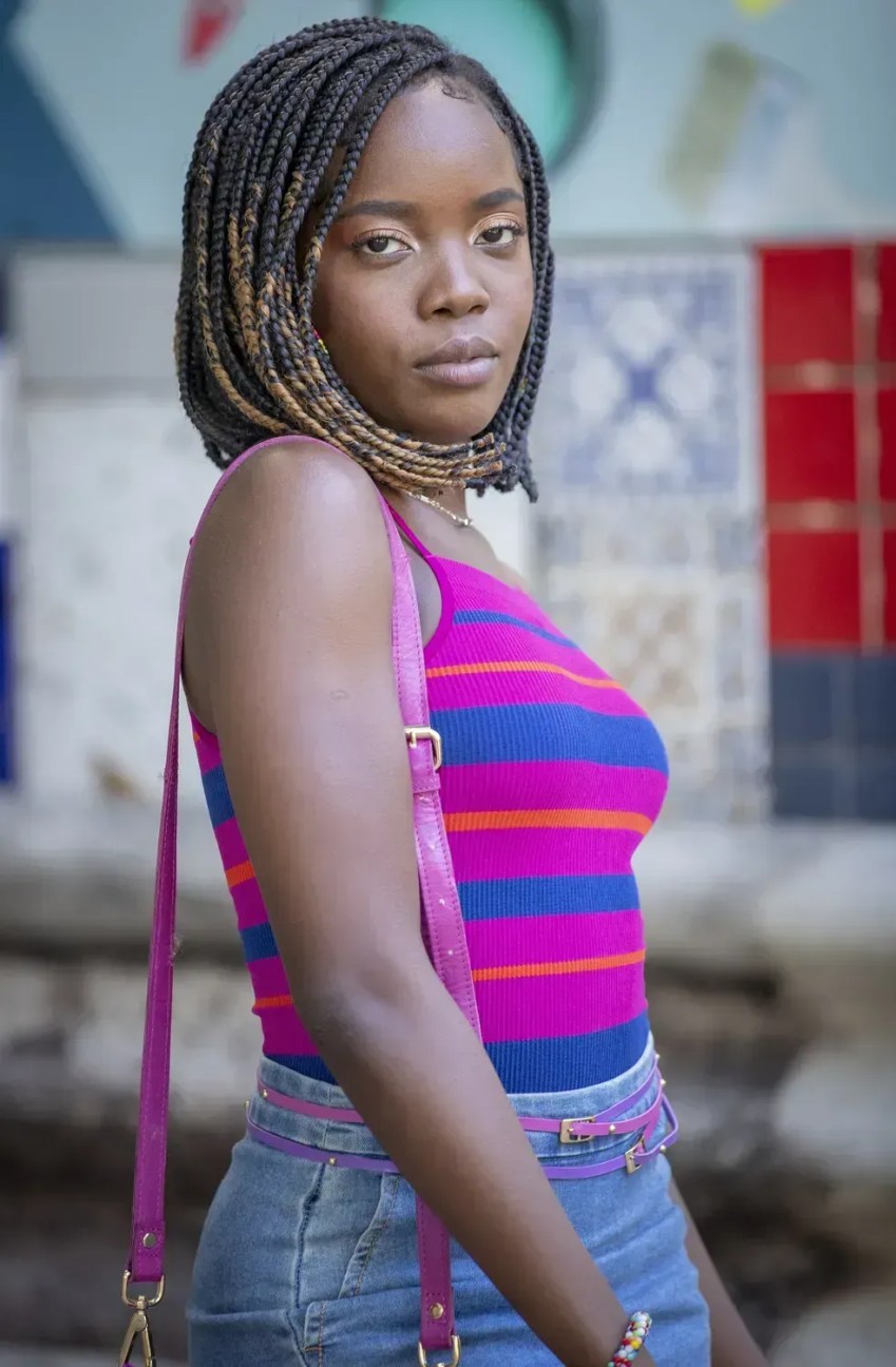 Clara Moneke foi Kate em "Vai na Fé" (2023) • TV Globo/Divulgação