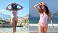 Claudia Ohana posa em cenário paradisíaco no Rio de Janeiro; veja