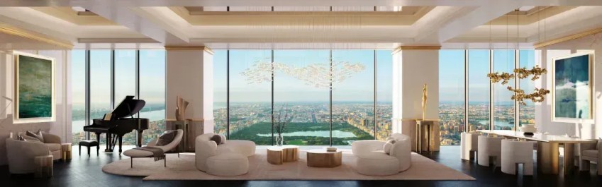A cobertura tem vista para o Central Park • Hayes Davidson