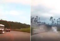 MG: Colisão entre caminhão e carros deixa uma pessoa morta e quatro feridas