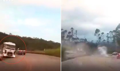 MG: Colisão entre caminhão e carros deixa uma pessoa morta e quatro feridas