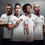 Camisa branca da Colômbia lançada em 2016