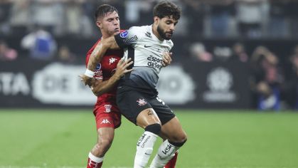 Lance de Corinthians x Huracán pela Copa Sul-Americana