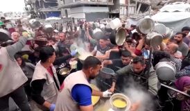 Médicos de Gaza desmaiam de fome enquanto atendem feridos em hospitais