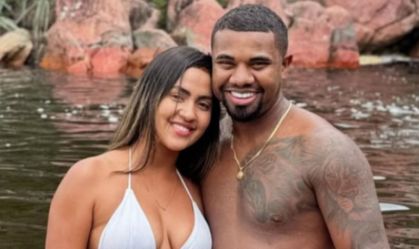 Davi Brito e Adriana Paula tiveram um breve romance