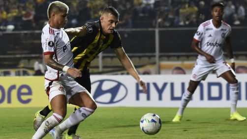 Lance de Deportivo Táchira x Flamengo