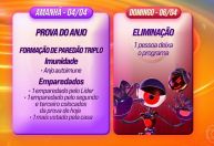 BBB 25: dinâmica tem Paredão com indicação do 2º e 3º da Prova do Líder