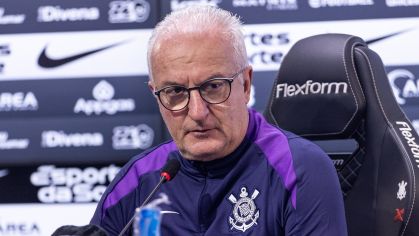 Dorival Júnior em entrevista coletiva do Corinthians