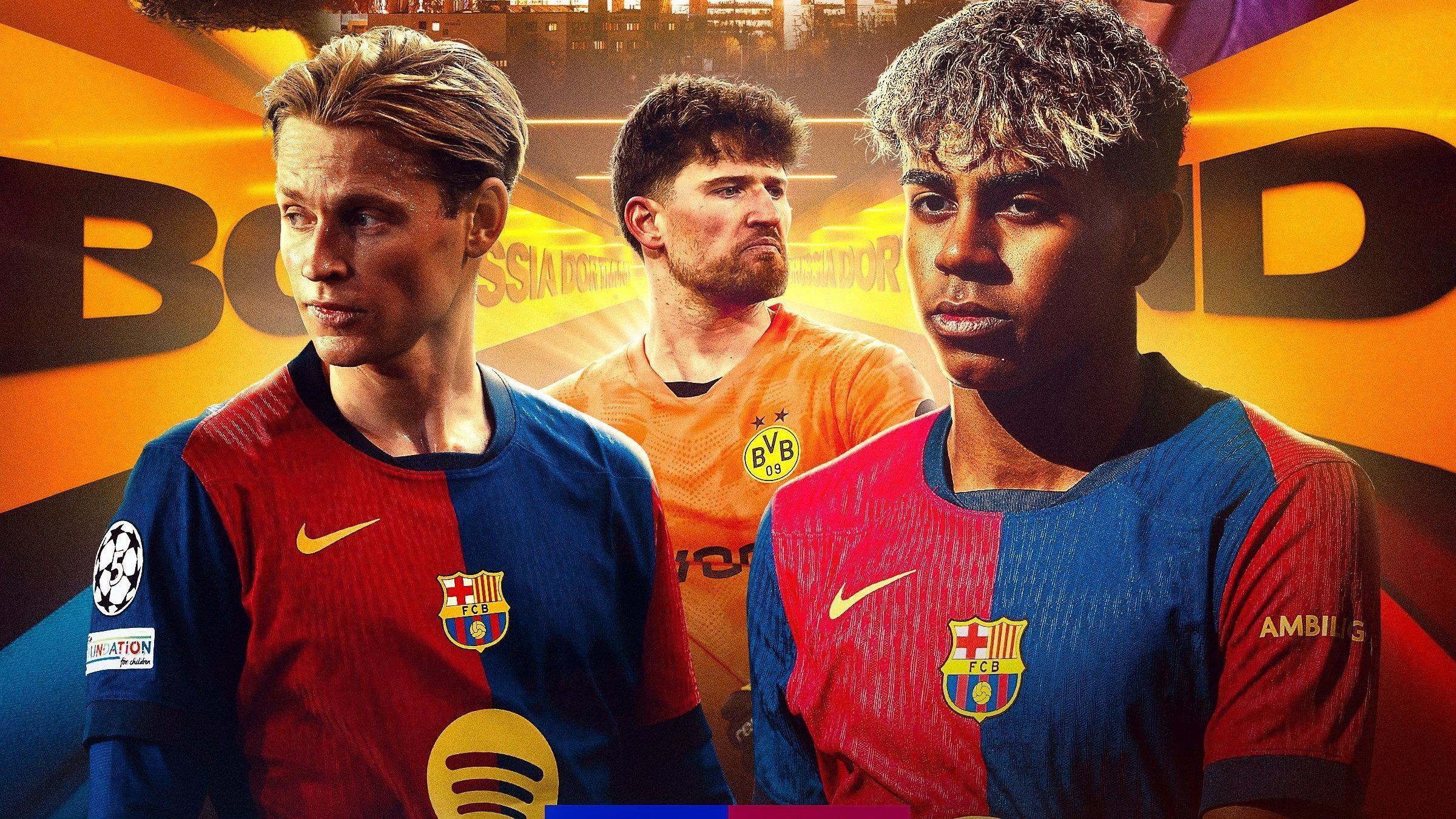 Dortmund e Barcelona se enfrentam na Champions