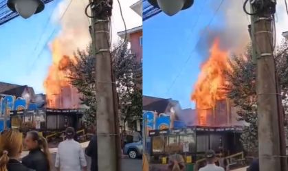 Incêndio destrói restaurante no centro de Gramado (RS)
