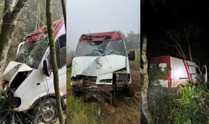 Ambulância falsa é flagrada com milhares de cigarro contrabandeados em SC
