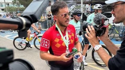 Eden Hazard participou de prova de ciclismo na Espanha