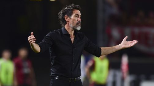 Eduardo Domínguez, técnico do Estudiantes fala sobre duelo contra o Flamengo