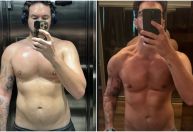 Eliezer mostra antes e depois após quatro meses de treinos; veja