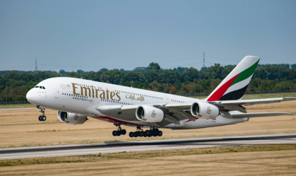 Airbus A380 superjumbo da Emirates