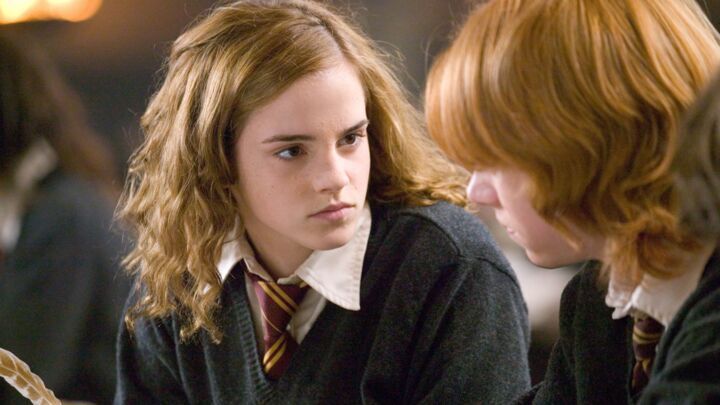 Emma Watson como Hermione Granger em "Harry Potter" • Reprodução