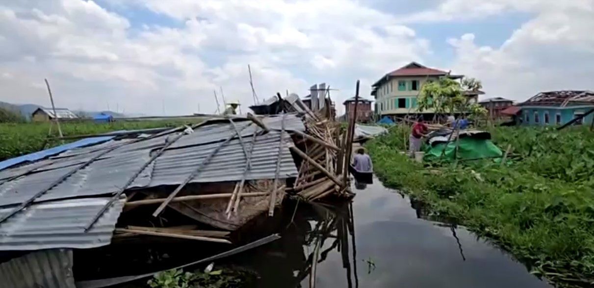 Enchentes no Mianmar deixam vila submersa e moradores desabrigados • Reuters