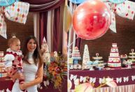 Fernanda Paes Leme mostra festa de 1 ano da filha, Pilar; confira