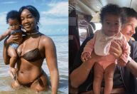 Iza e Yuri Lima mostram viagem em família com a filha do casal