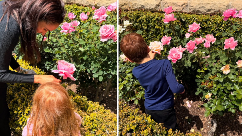 Meghan Markle postou fotos inéditas ao lado dos filhos • Instagram/Meghan